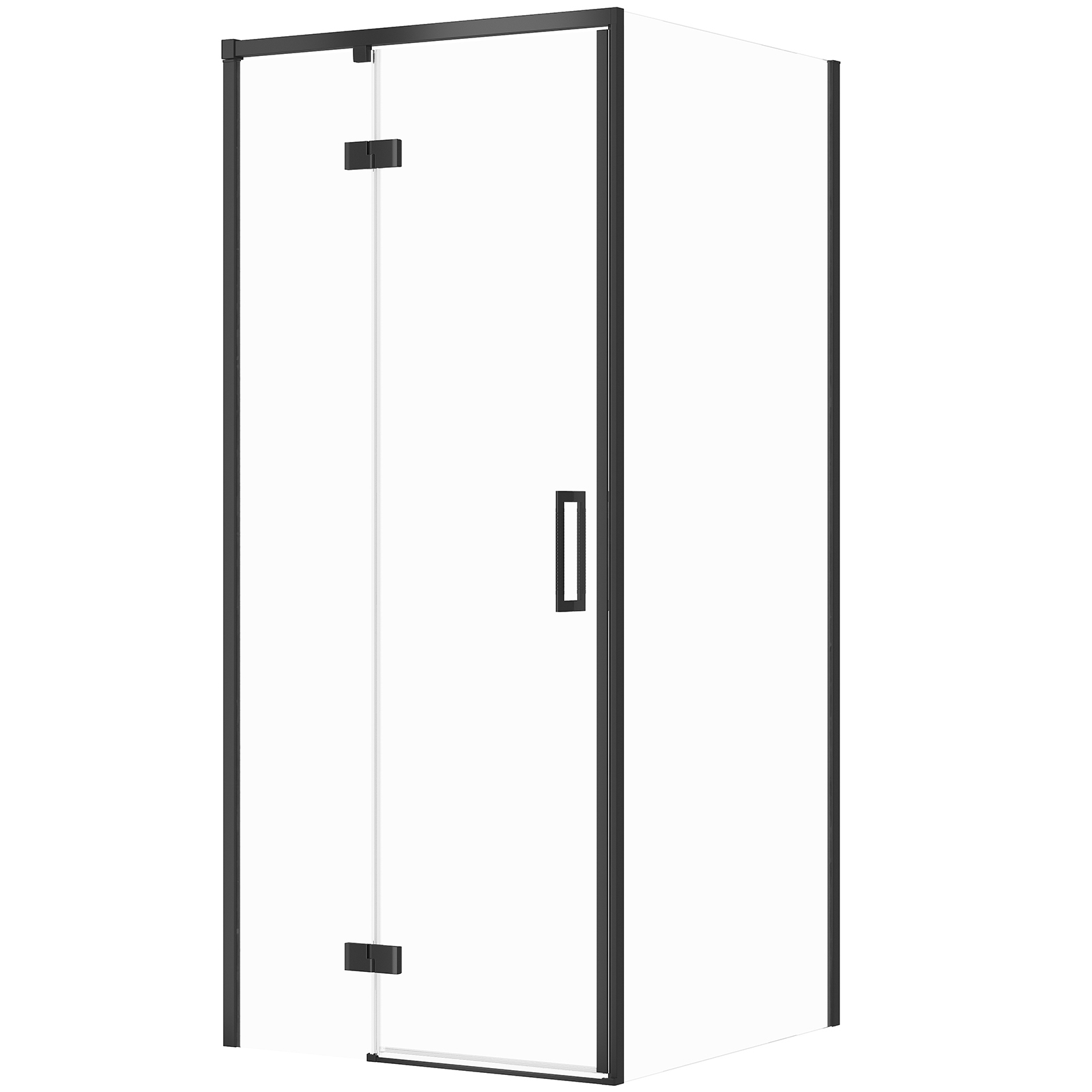 CERSANIT LARGA obdĺžnikový sprchový kút ľavý 90x80x195 cm čierny S601-304 CERSANIT LARGA obdĺžnikový sprchový kút ľavý 90x80x195 cm čierny S601-304