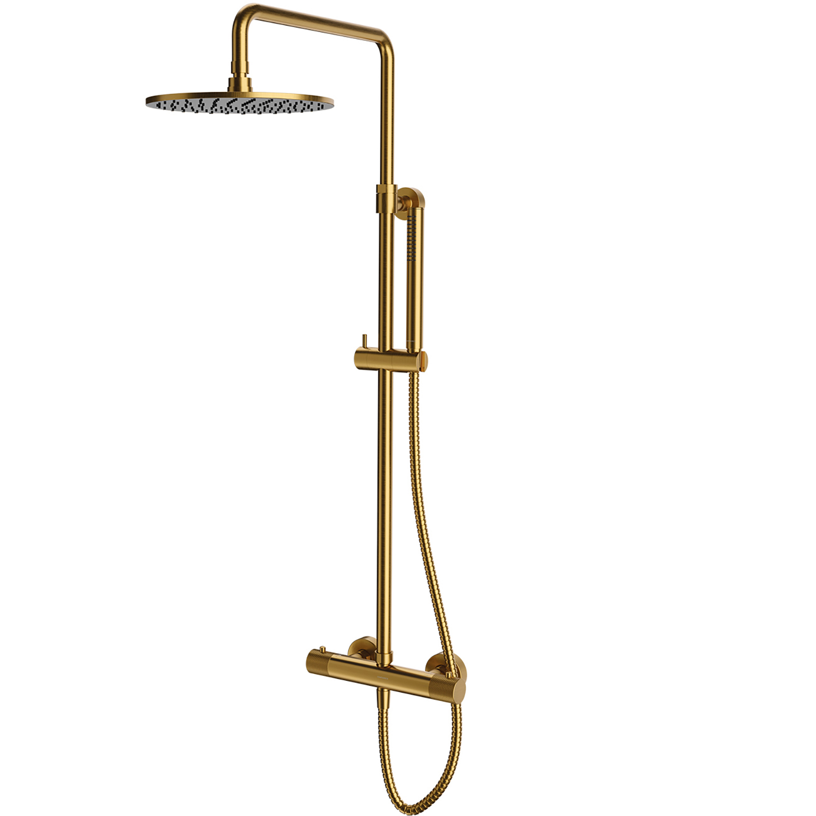 OMNIRES termostatický sprchový systém CONTOUR povrchovo montovaný zlatý CT8044GLB OMNIRES termostatický sprchový systém CONTOUR povrchovo montovaný zlatý CT8044GLB