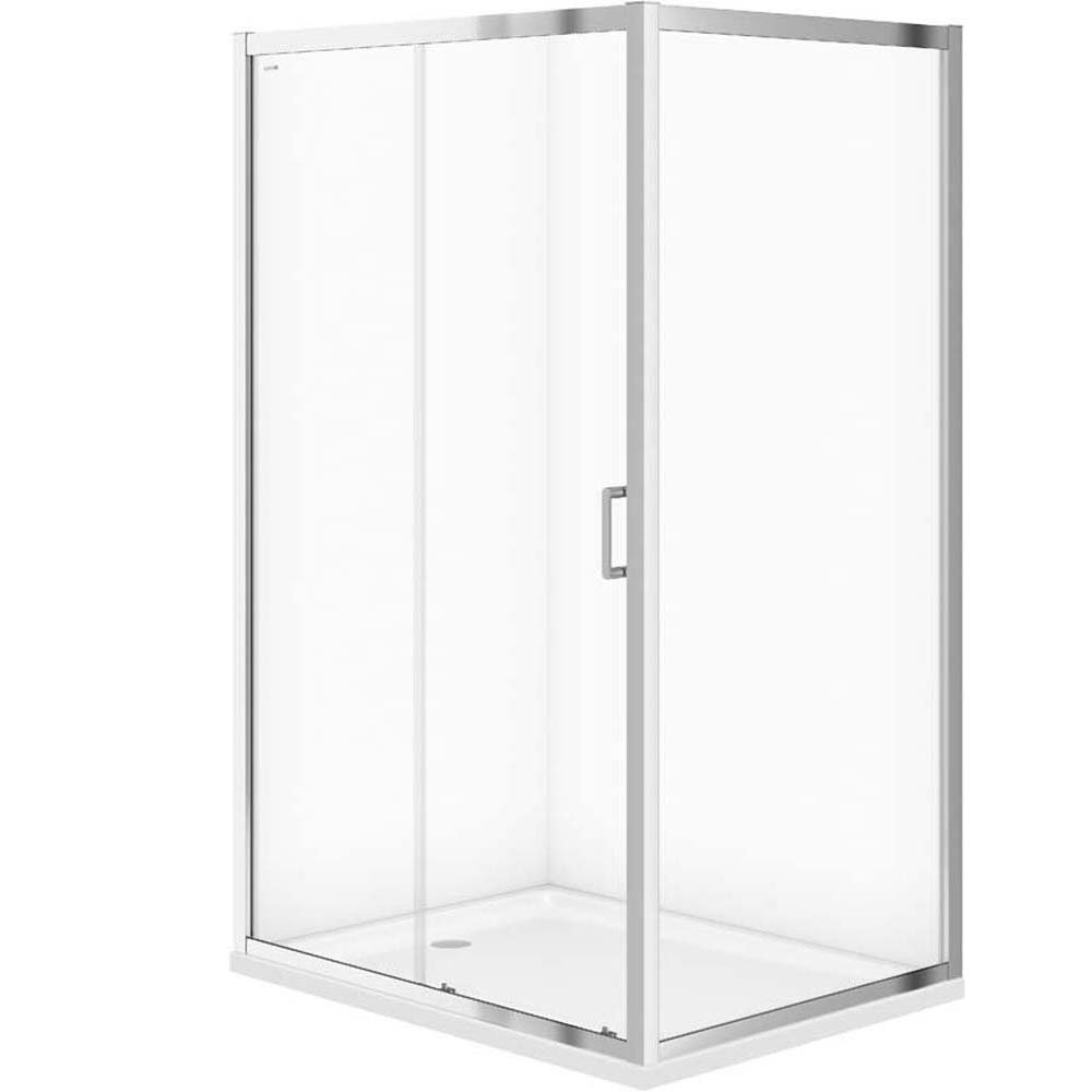 CERSANIT ARTECO obdĺžnikový sprchový kút 120x90 so sprchovou vaničkou TAKO 120x4 S601-356