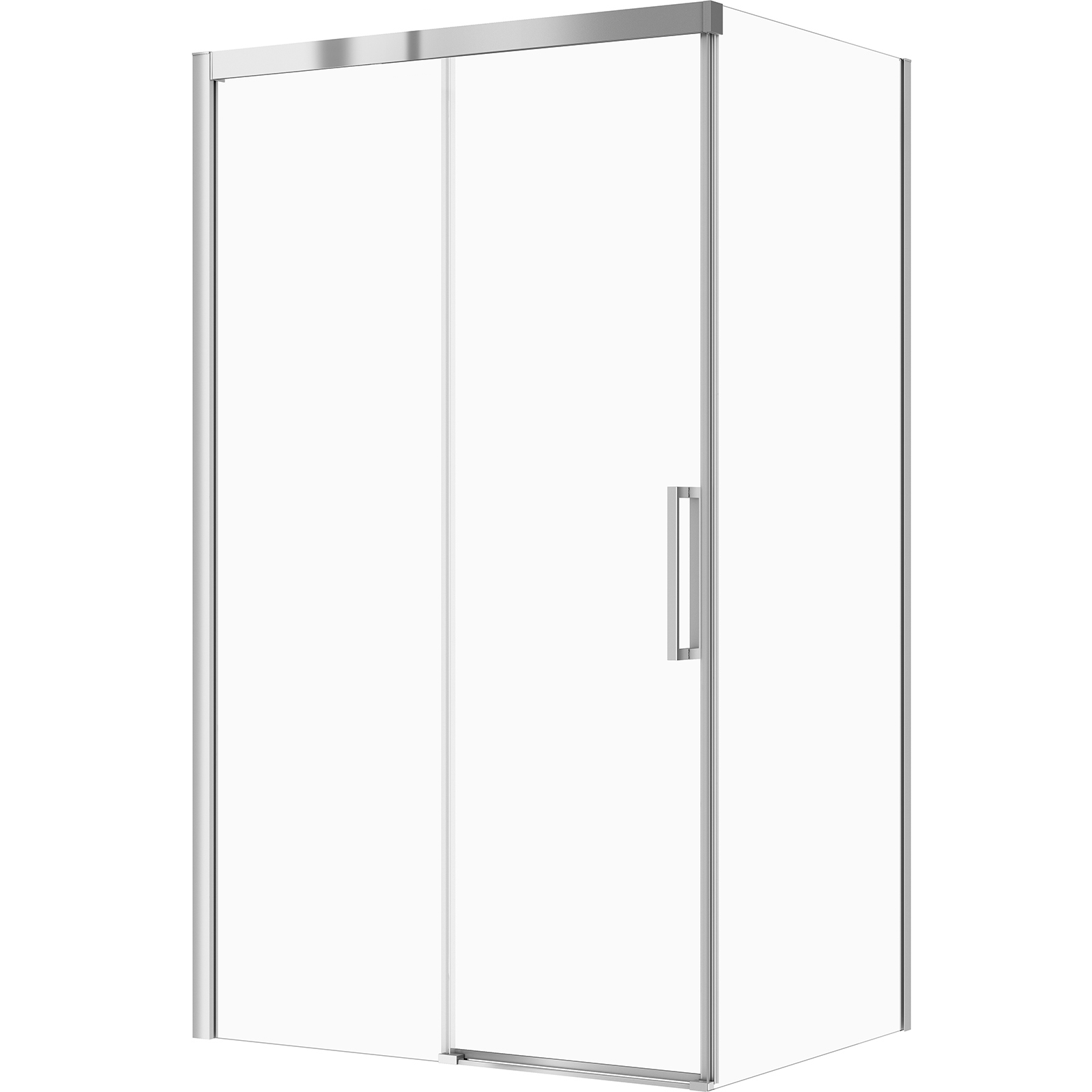 CERSANIT CREA obdĺžnikový posuvný sprchový kút 120x80x200 cm chróm S601-297