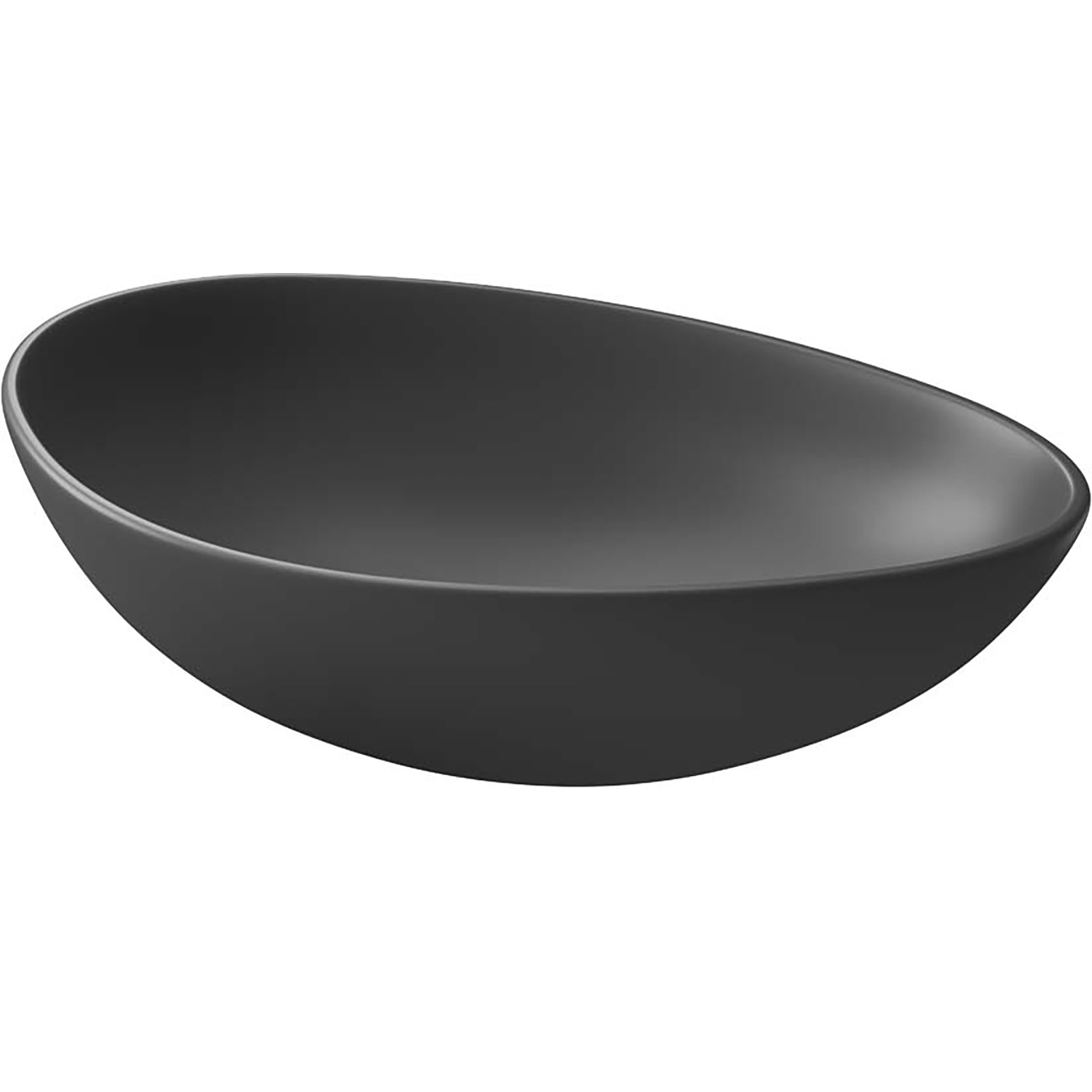 CERSANIT Umývadlo na dosku MODUO 55 nepravidelný antracit K116-106