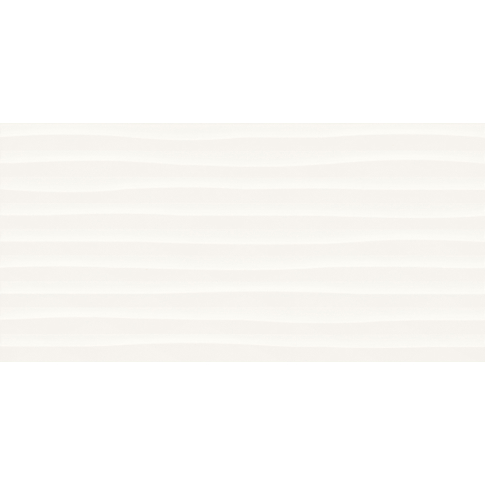 OBKLAD ARCTIC WHITE SATIN LINES STRUCTURE 29X59 OBKLAD ARCTIC WHITE SATIN LINES STRUCTURE 29X59