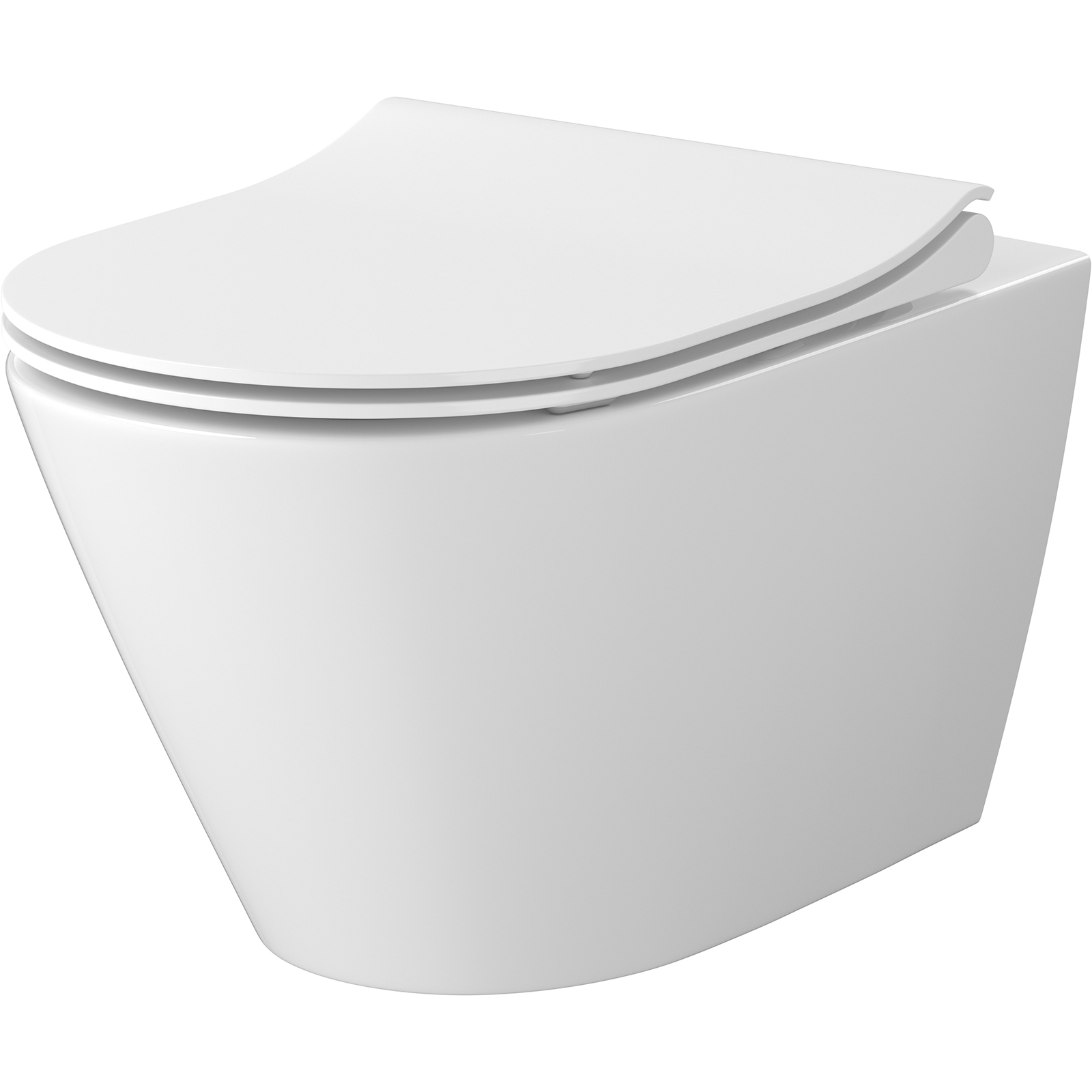 CERSANIT Závesná misa CITY PRO oválna, splachovacia plocha, sedadlo S701-883