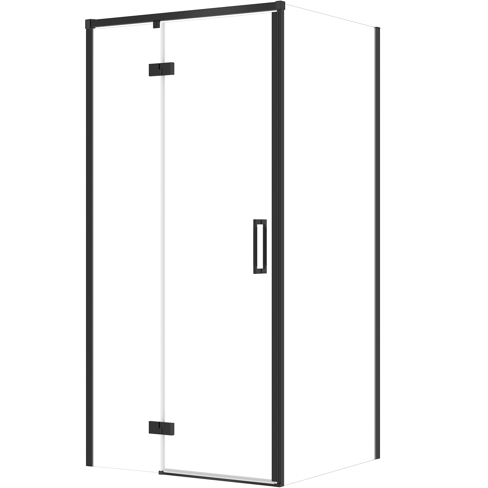 CERSANIT LARGA obdĺžnikový sprchový kút ľavý 100x80x195 cm čierny S601-315 CERSANIT LARGA obdĺžnikový sprchový kút ľavý 100x80x195 cm čierny S601-315