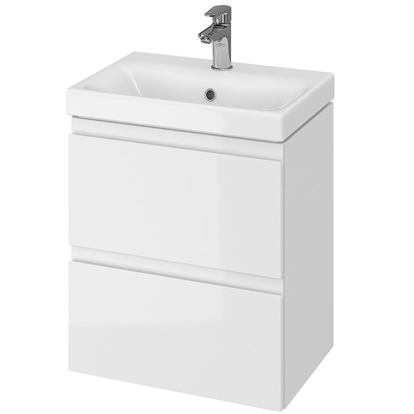 CERSANIT MODUO SLIM 50 DSM skrinka na umývadlo biela S590-006-DSM