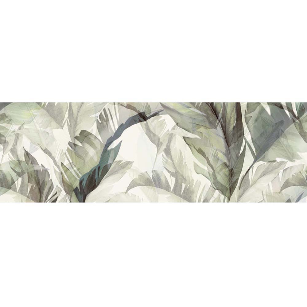 OBKLAD INSERTO FORLI LEAVES MULTICOLOUR SATIN 58X89