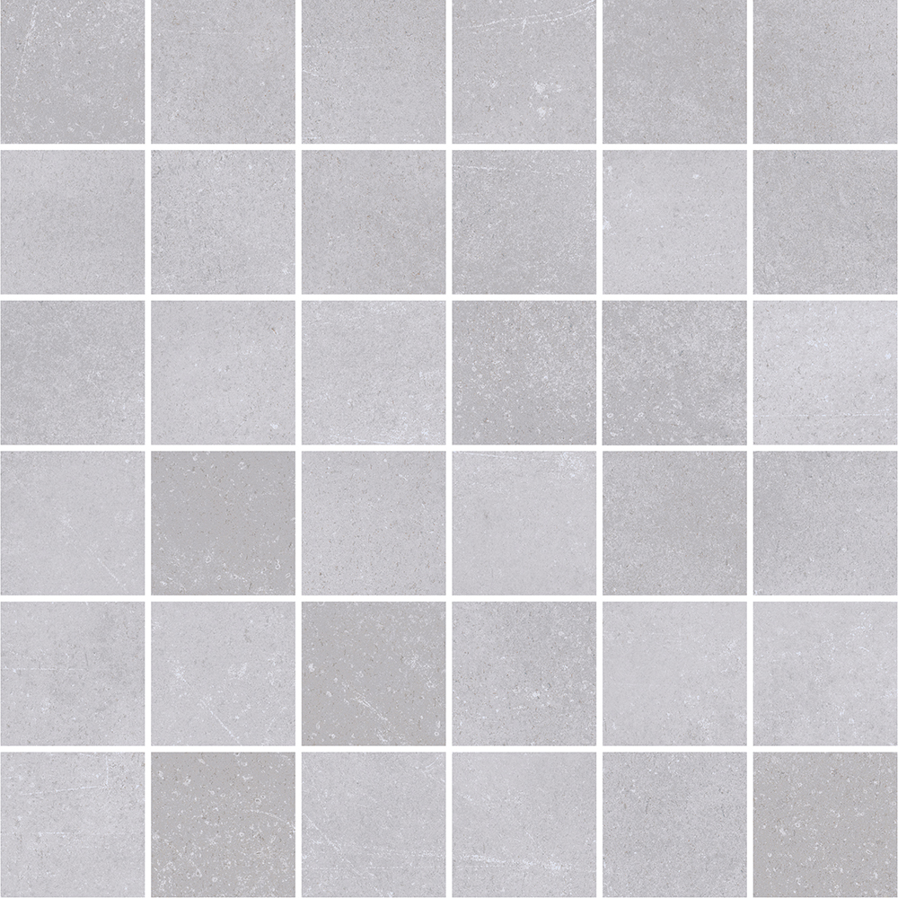 DLAŽBA MOZAIKA VELVET CONCRETE WHITE MATT SSQ 29,8X29,8