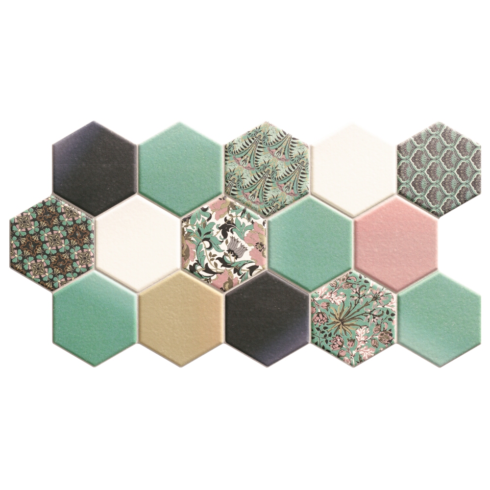 DLAŽBA REALONDA HEX NOUVEAU GREEN 26,5X51