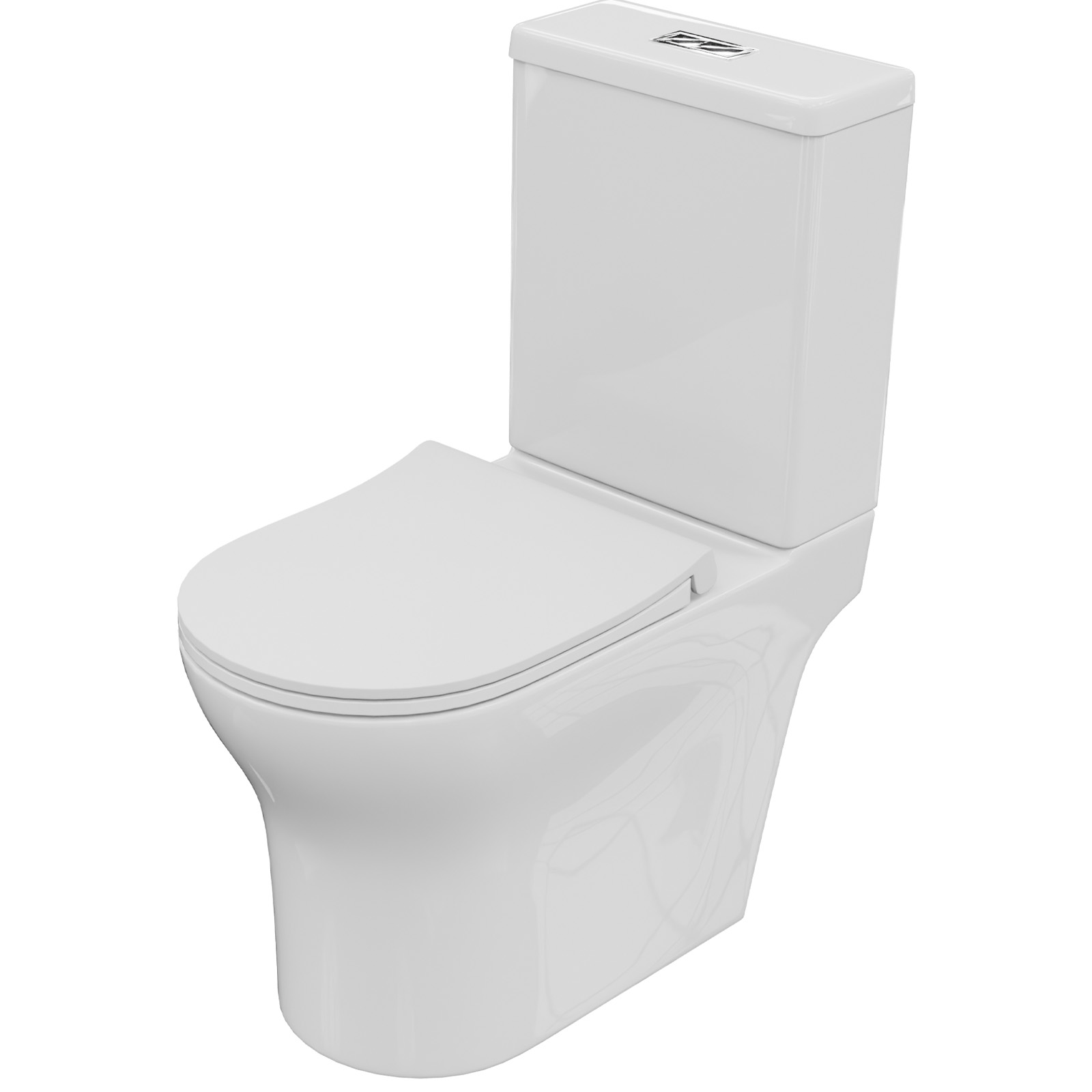 LAVITA Compact WC ECOLET 3.0 whirlpool s termosetovým sedadlom v bielej farbe LAVITA Compact WC ECOLET 3.0 whirlpool s termosetovým sedadlom v bielej farbe