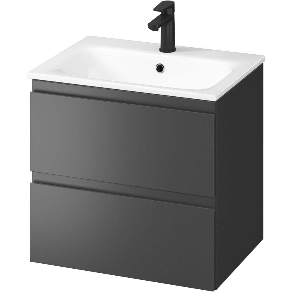 CERSANIT Set: Skrinka s umývadlom MODUO 60 antracitová DSM S801-472-DSM