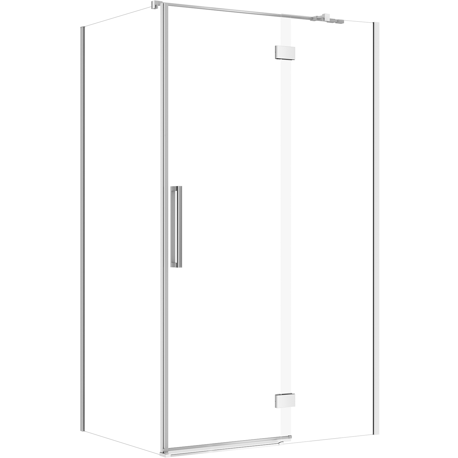 CERSANIT Obdĺžnikový sprchový kút CREA pravý 120x90x200 cm chróm S601-208