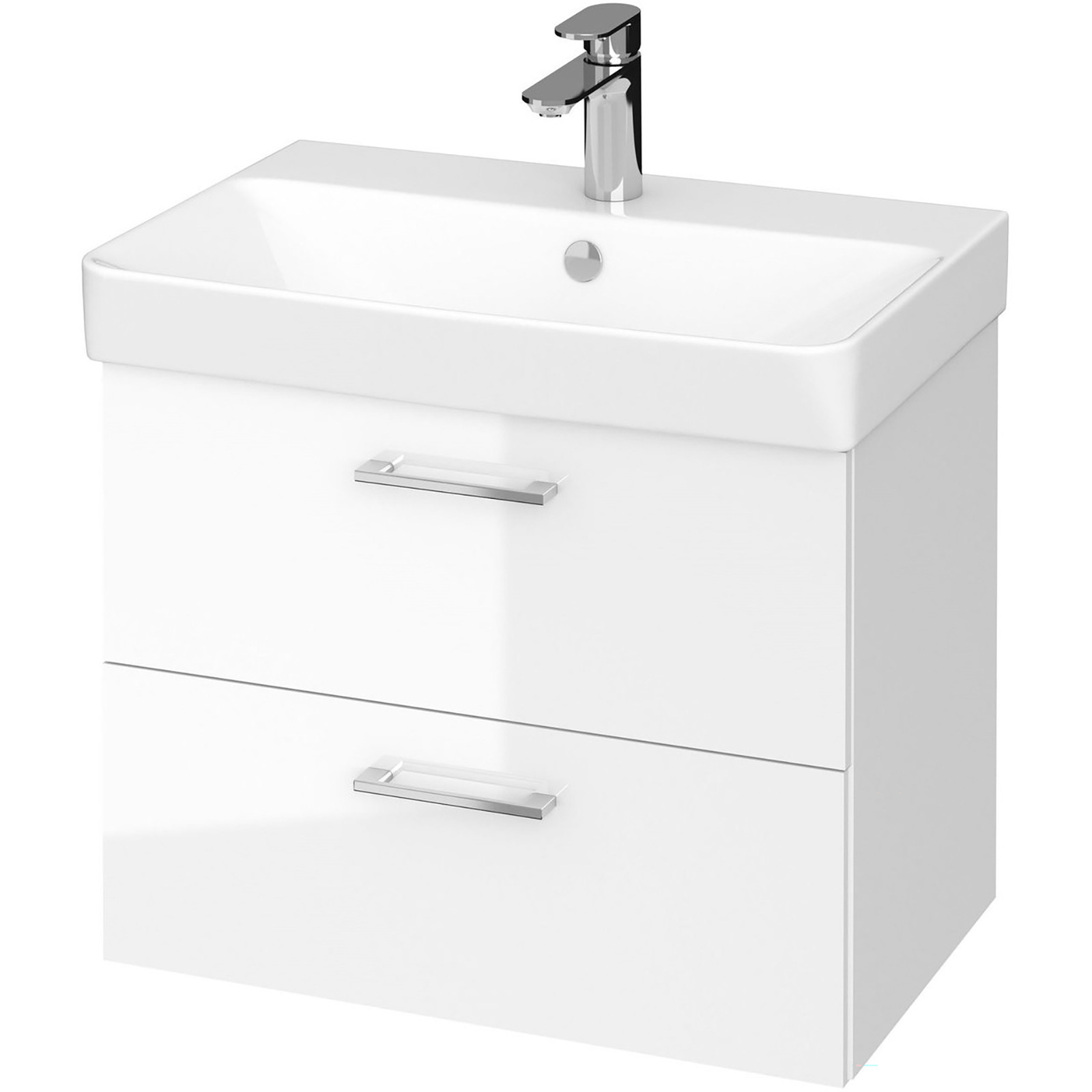 CERSANIT Skrinka s umývadlom v súprave SET B279 LARA MILLE SLIM 60 biela DSM S801-318-DSM