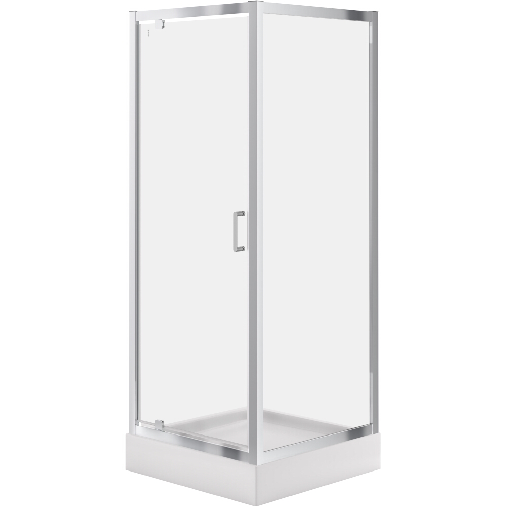 CERSANIT SET B834 ZIP sprchový kút štvorcový 80x190 + sprchová vanička TAKO 80x16 S601-203