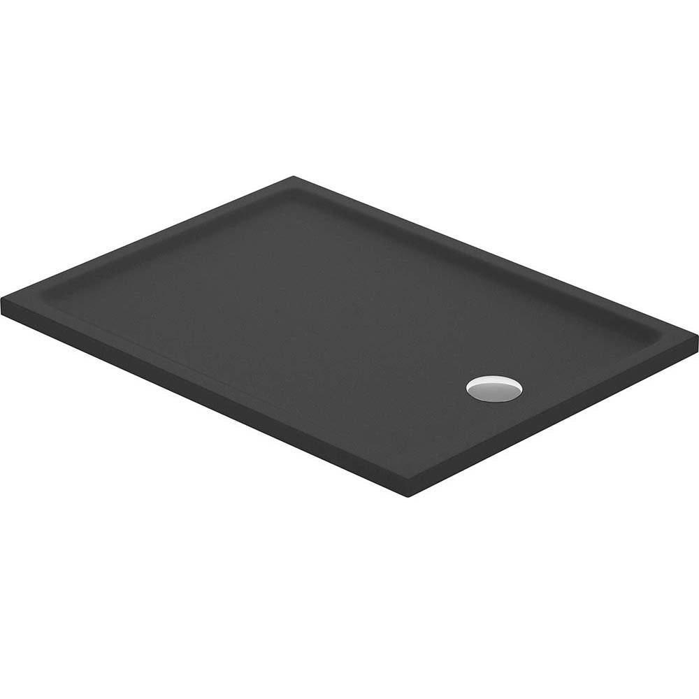 CERSANIT Obdĺžniková sprchová vanička TAKO 120x90x4 čierna matná S204-034