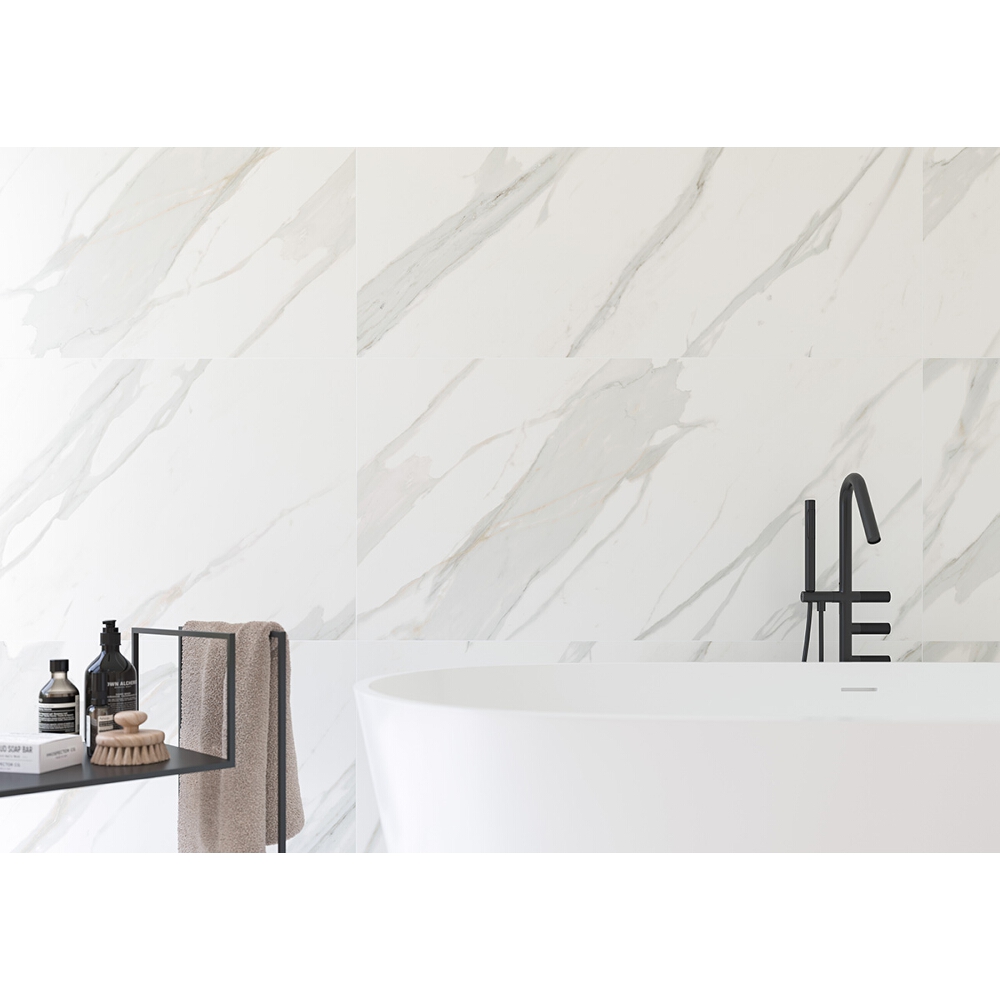 Glazovaný_gres_CALACATTA_MARBLE_white_mat_59,8x119,8 Glazovaný gres CALACATTA MARBLE white mat 59,8x119,8
