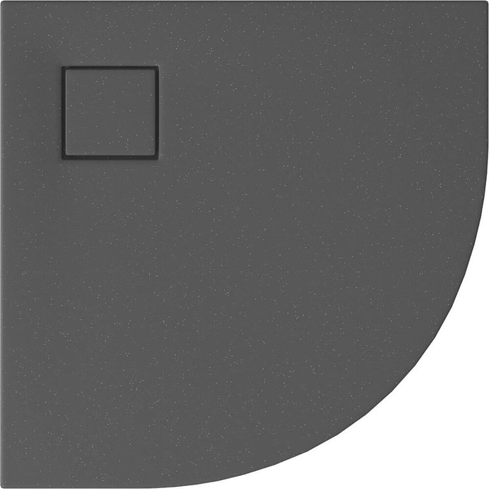 CERSANIT Sprchová vanička SET B452 TAKO SLIM 80x4 sivá matná + sifón (VIRT) S932-159