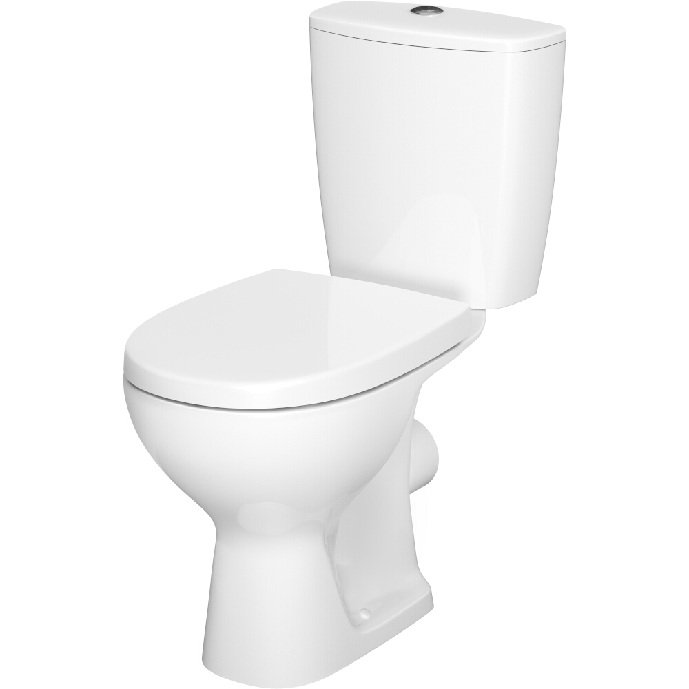 CERSANIT Kompaktné WC 613 ARTECO 010 3/5 duroplast antibakteriálne sedadlo K667-052