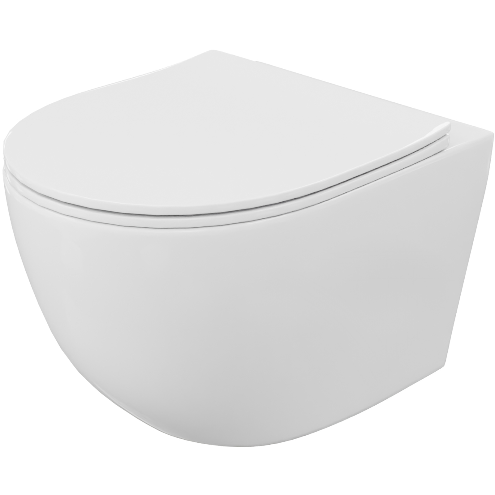 LAVITA Záchodová misa zavesená na stene CLIPER 2.0 whirlpool s bielym duroplastovým sedadlom