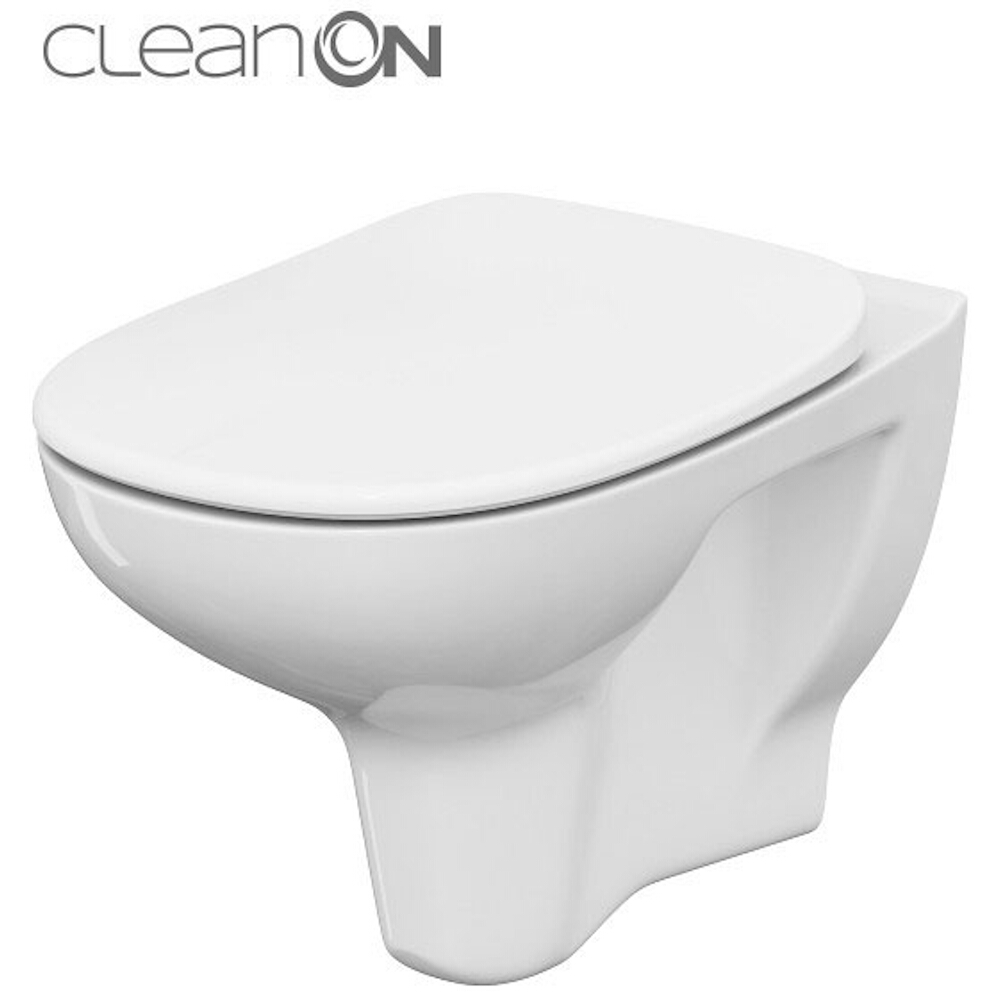 CERSANIT Závesné WC ARTECO NEW polypropylénové sedadlo s mäkkým pádom S701-180