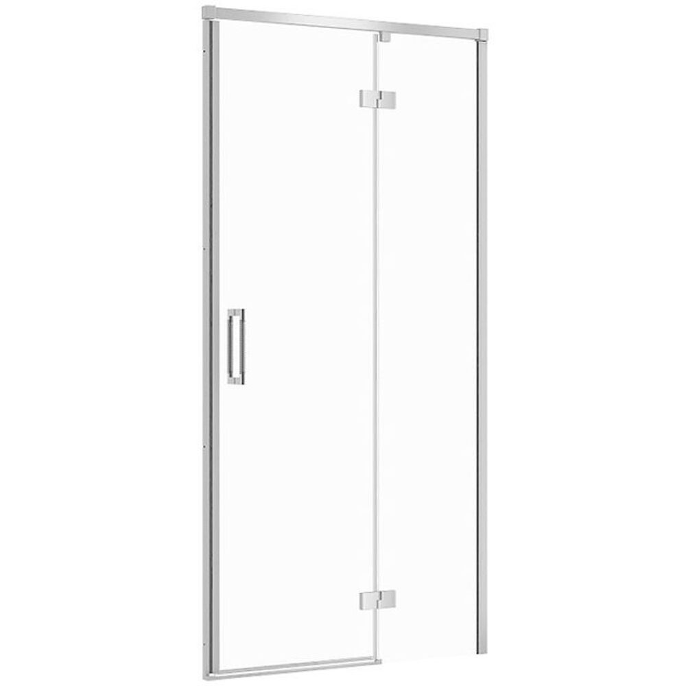 CERSANIT Sprchové dvere LARGA chróm 100x195 PRAVÉ priehľadné sklo S932-117