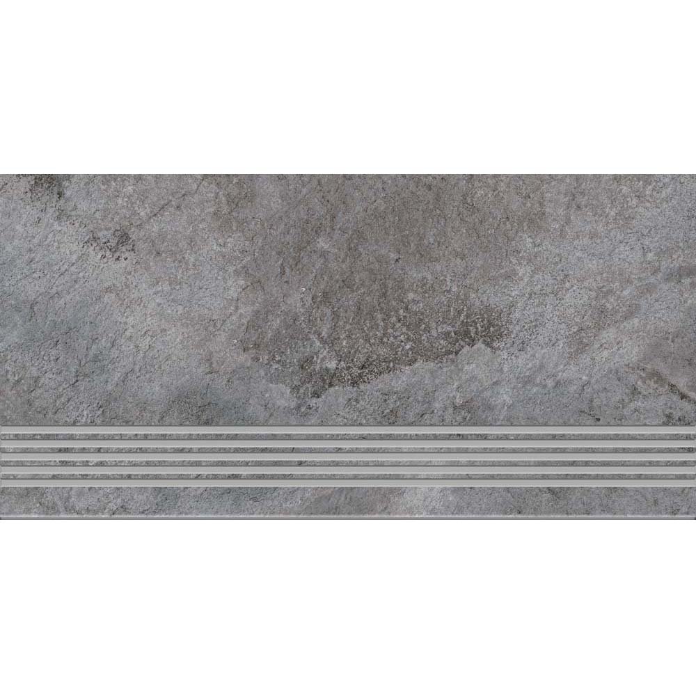 DLAŽBA SCHODOVKA GAIA GREY STRUCTURE MAT 29,8X59,8 DLAŽBA SCHODOVKA GAIA GREY STRUCTURE MAT 29,8X59,8