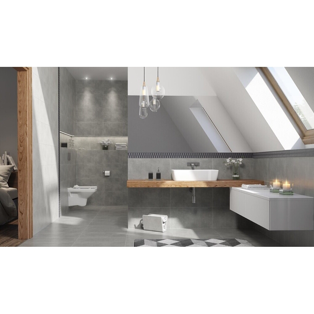 Glazovaný gres DREAMING light grey mat 29,7x59,8 #100