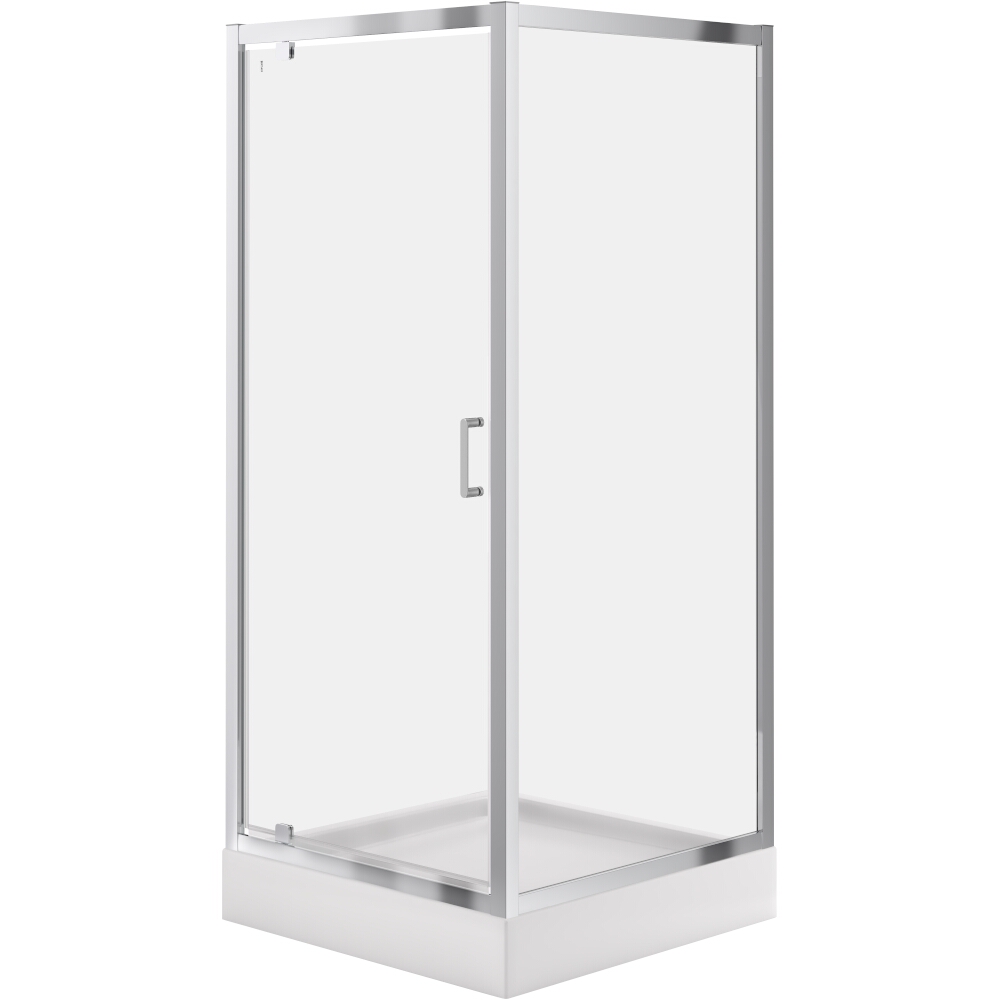 CERSANIT SET B835 ZIP sprchový kút štvorcový 90x190 + sprchová vanička TAKO 90x16 S601-204