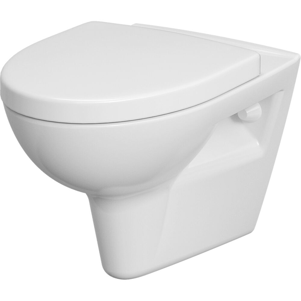 CERSANIT Závesná WC misa SET 547 PARVA NEW CLEAN ON sedačka z duroplastu K701-015