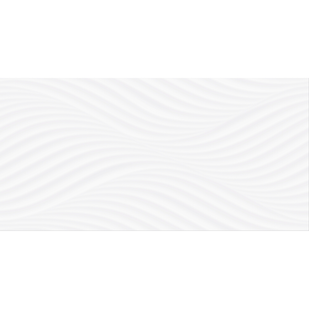 OBKLAD BLANKA WHITE WAVES STRUCTURE GLOSSY 29,7X60