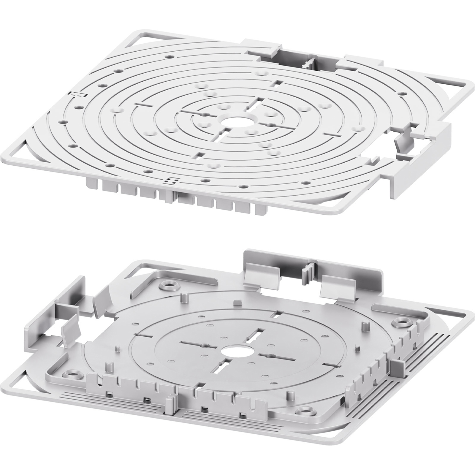 Montážna sada pre terasové mriežky na SPIRAL, STANDARD, MAX držiakoch - sivá Montážna sada pre terasové mriežky na SPIRAL, STANDARD, MAX držiakoch - sivá