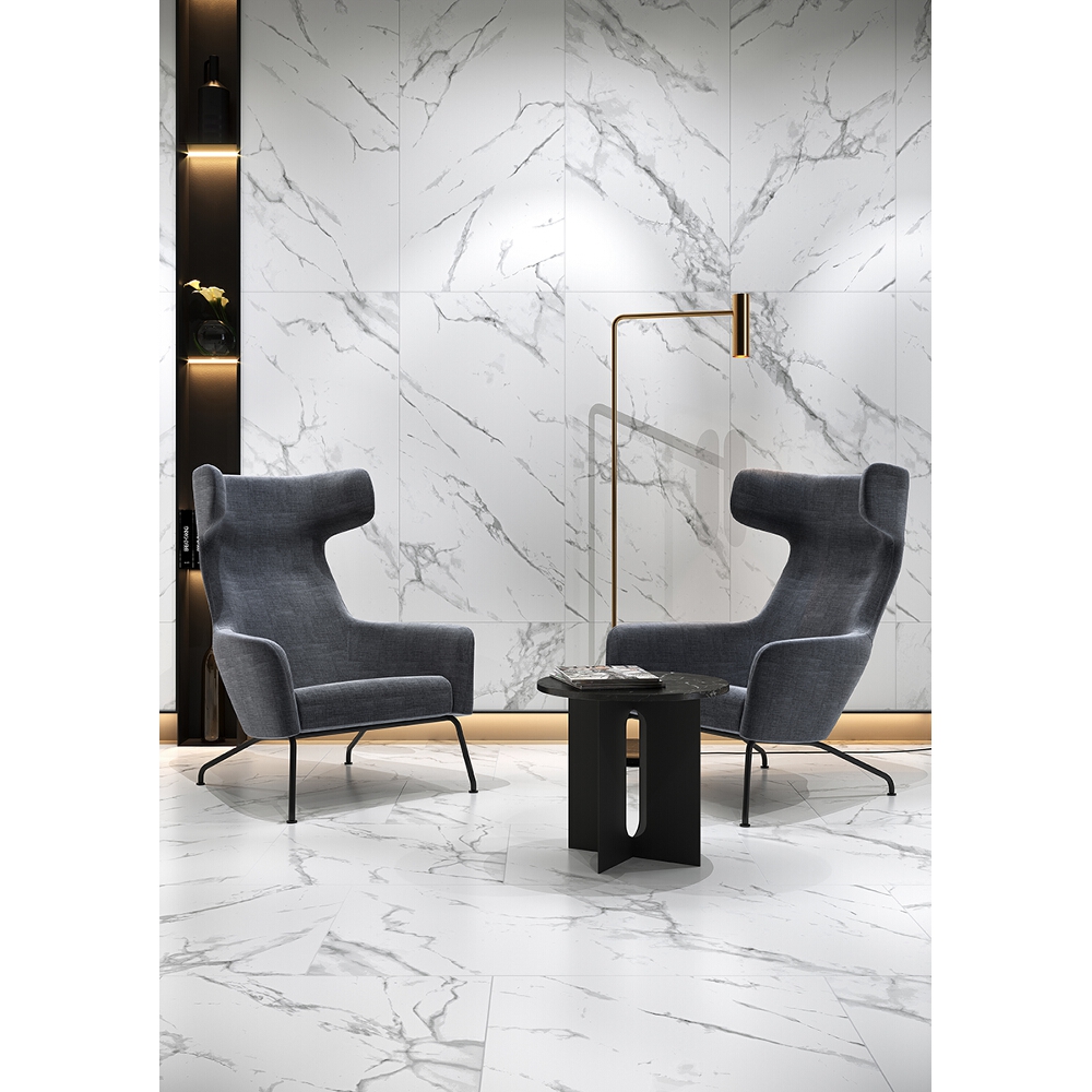 Glazovaný_gres_CALACATTA_MARBLE_white_mat_59,8x119,8 Glazovaný gres CALACATTA MARBLE white mat 59,8x119,8