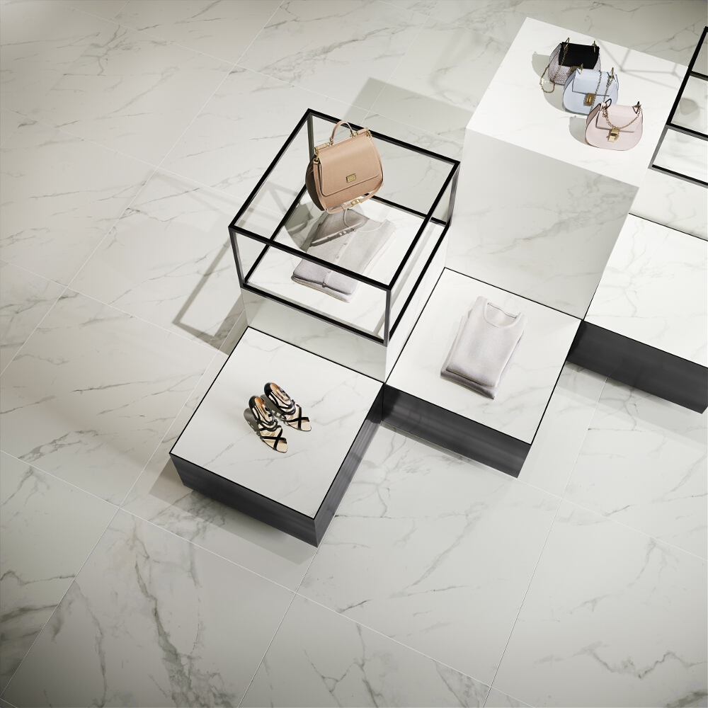 Glazovaný_gres_CALACATTA_MARBLE_white_mat_59,8x119,8 Glazovaný gres CALACATTA MARBLE white mat 59,8x119,8