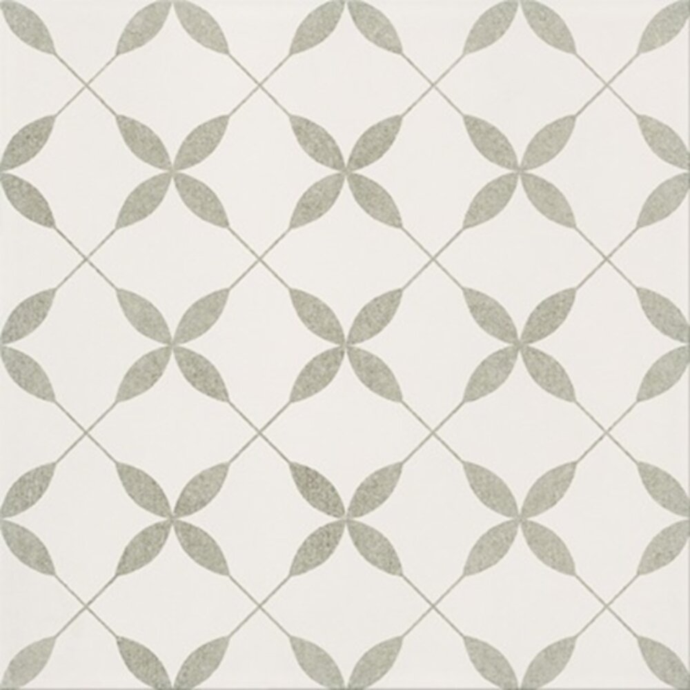 DLAŽBA PATCHWORK CONCEPT WHITE-GREY CLOVER PATTERN SATIN 29,8X29,8 (II. AKOST)