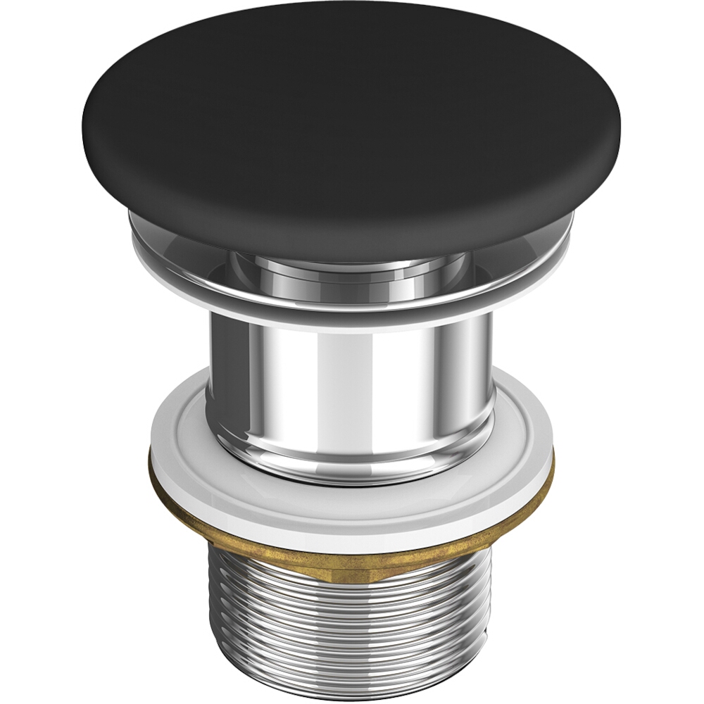 CERSANIT Keramická zátka pre umývadlá bez prepadu 5/4" antracitová matná K11-2362