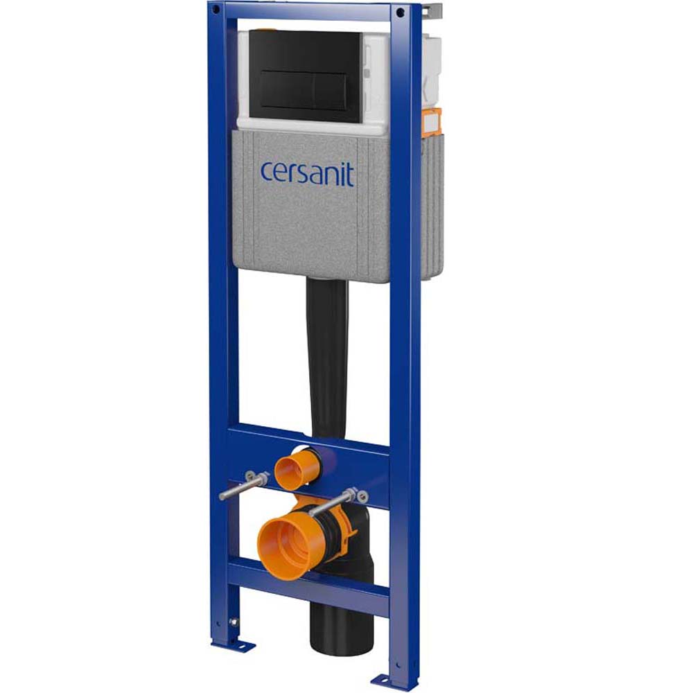 Podomietkový inštalačný systém CERSANIT SYSTEM 40 MECH s tlačidlom PRESTO čierny S701-952 Podomietkový inštalačný systém CERSANIT SYSTEM 40 MECH s tlačidlom PRESTO čierny S701-952