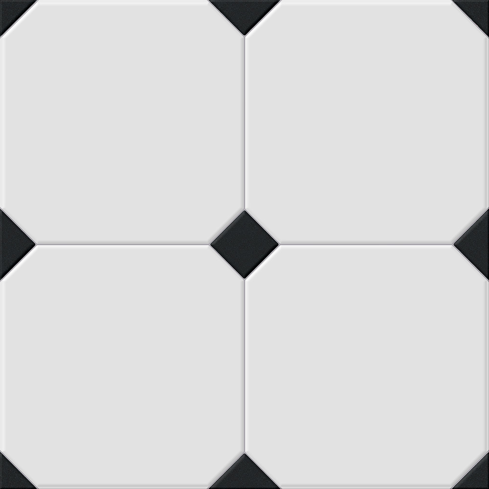 DLAŽBA EL MOLINO BETERA BLACK-WHITE MAT 33,3X33,3