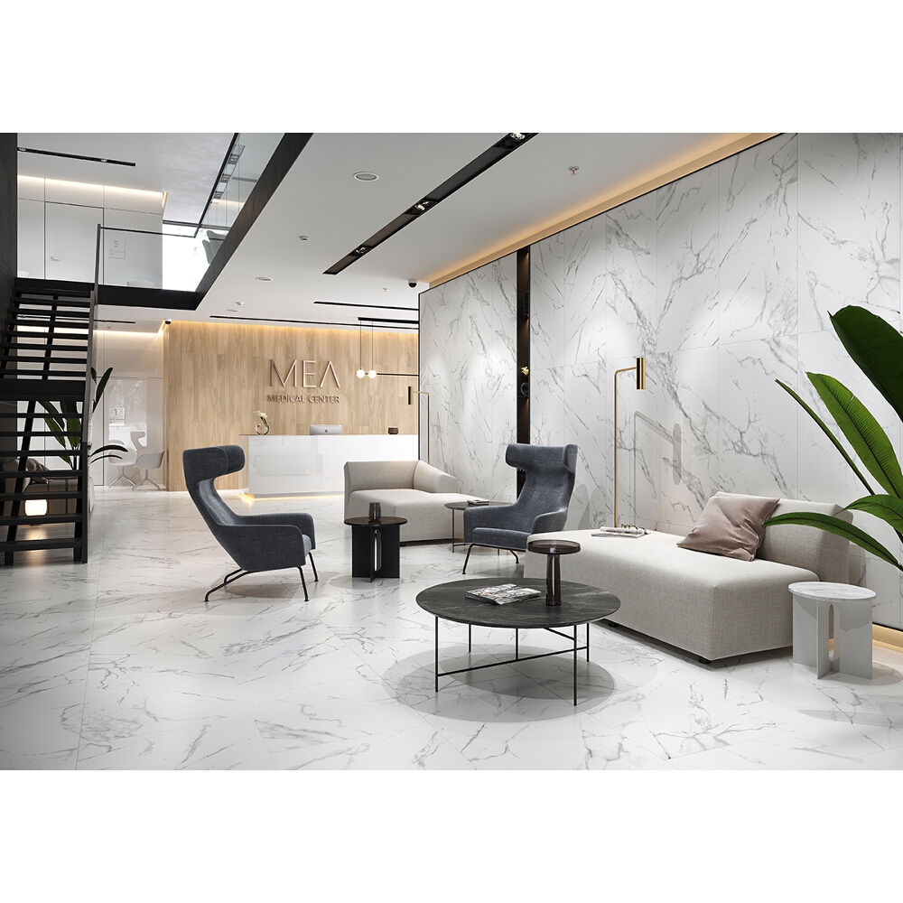 Glazovaný_gres_CALACATTA_MARBLE_white_mat_59,8x119,8 Glazovaný gres CALACATTA MARBLE white mat 59,8x119,8