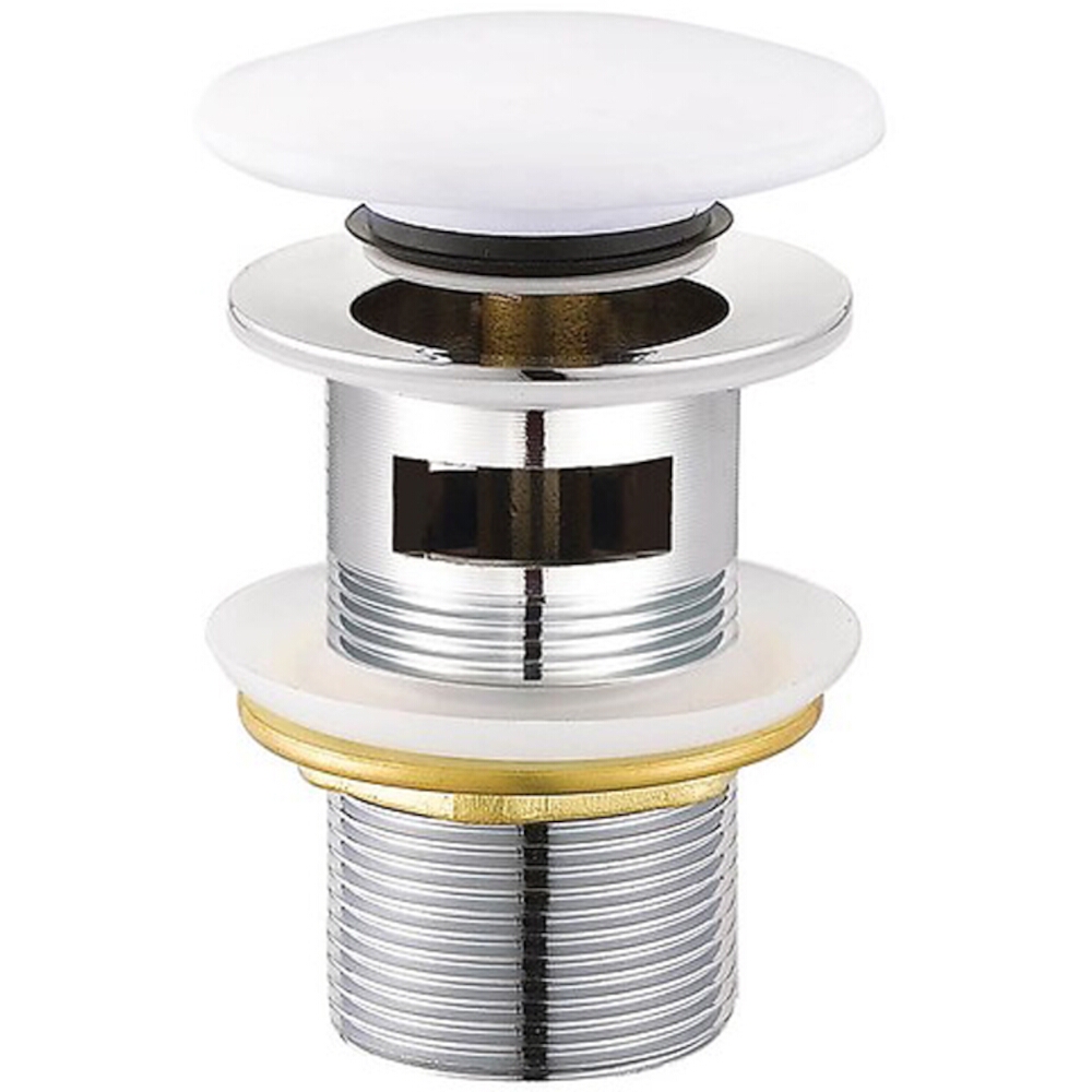 CERSANIT Keramická zátka KLIK-KLAK pre umývadlá s prepadom, EUROWHITE K11-2377