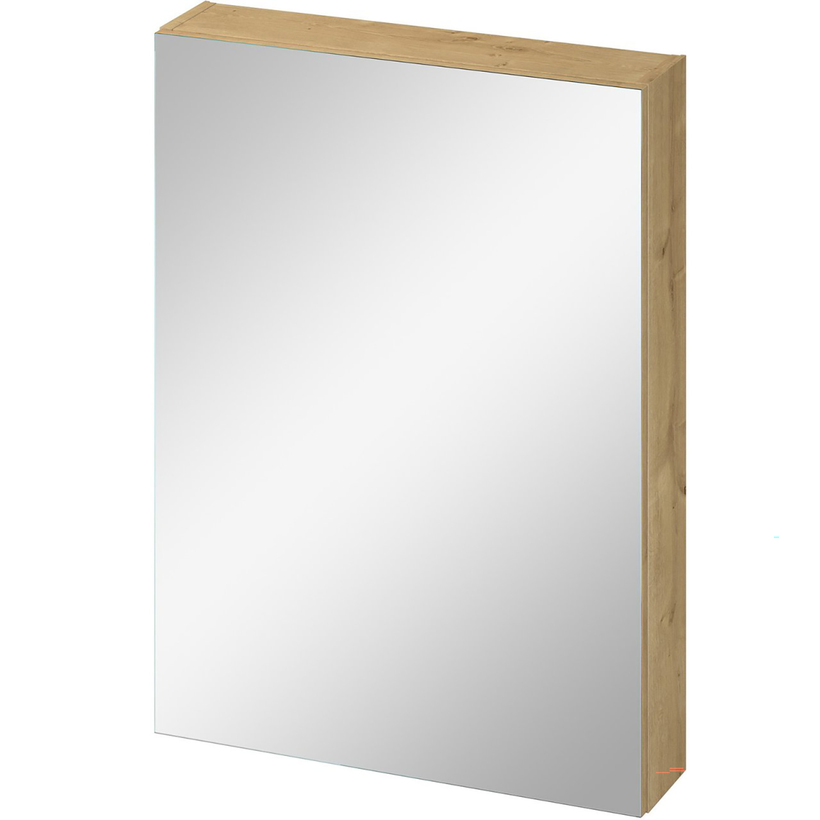 CERSANIT Vstavaná kúpeľňová skrinka so zrkadlom CITY 60 DSM dub S584-115