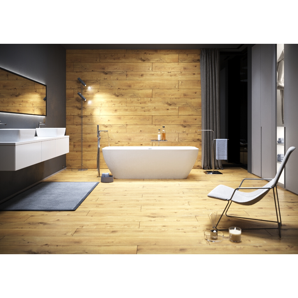 Glazovaný gres GRAND WOOD RUSTIC bronze mat 0,8 19,8x119,8 gat. I