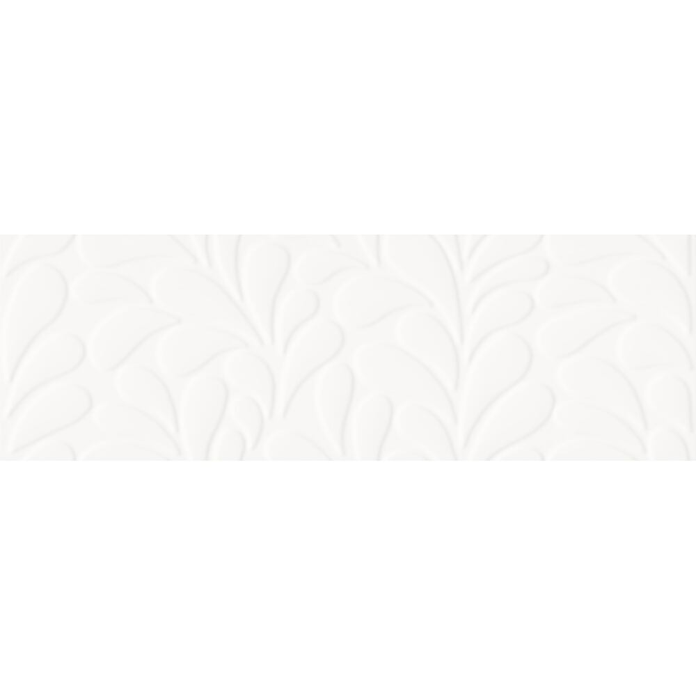 Obklad na stenu BLANKA white leaf structure glossy 29x89