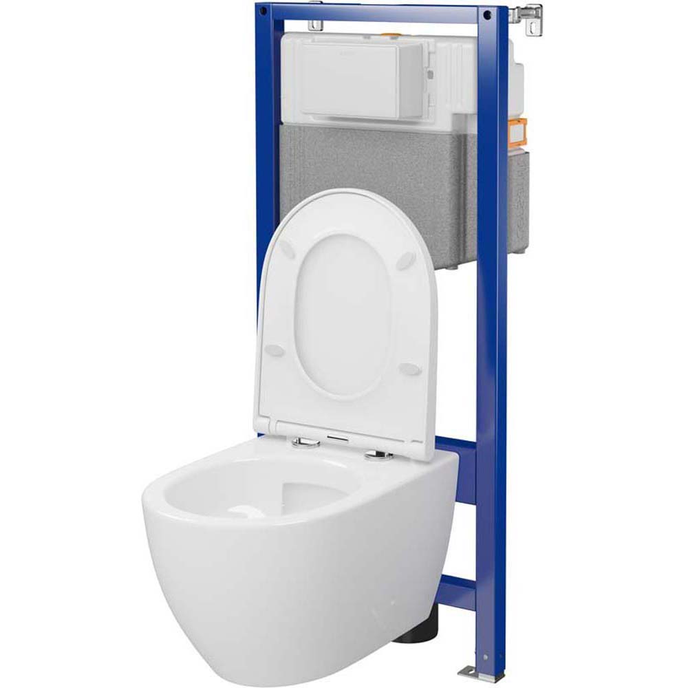 CERSANIT AQUA PLUS pneumatická podomietová súprava s miskou ZEN PRO a doskou S701-799