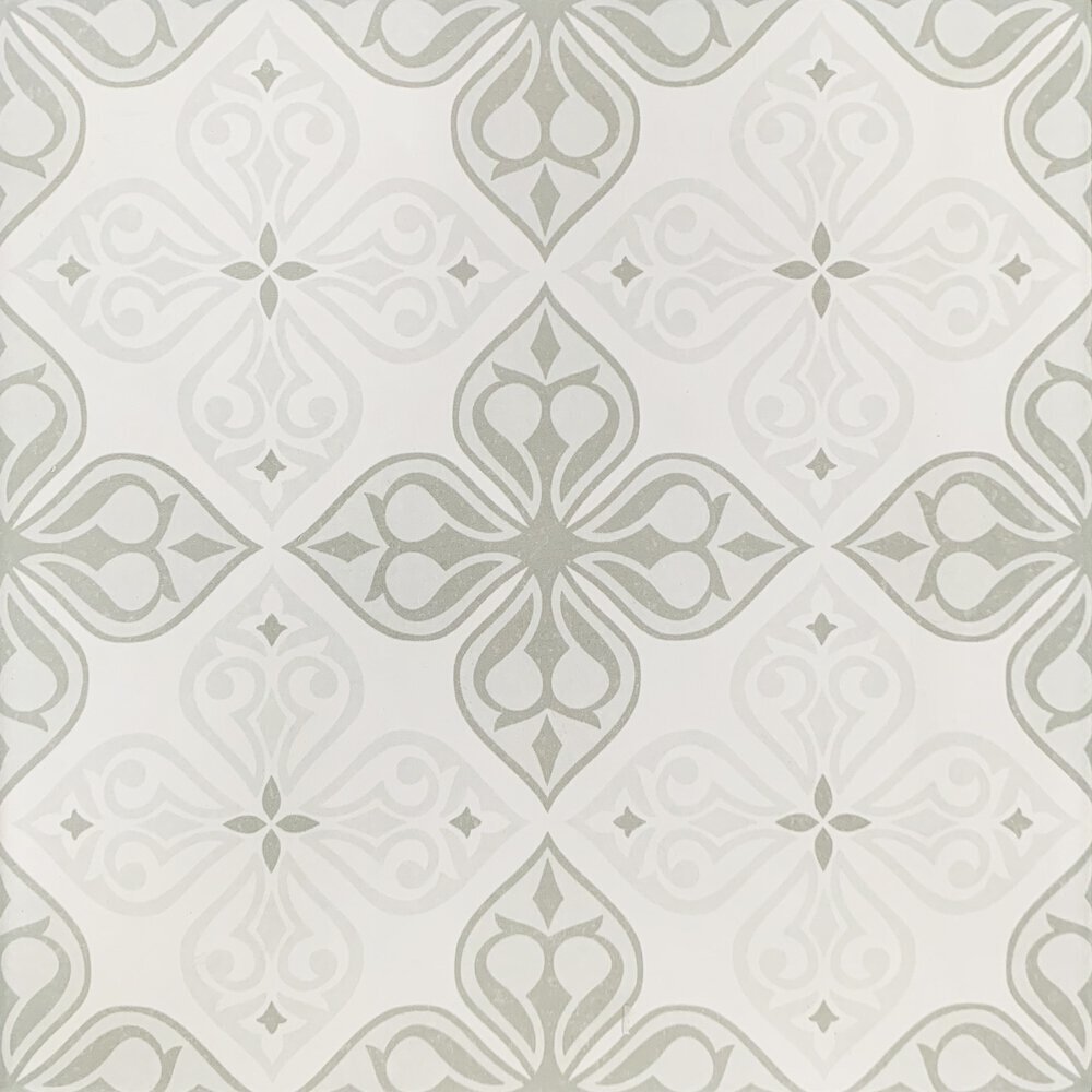 DLAŽBA PATCHWORK CONCEPT WHITE-GREY FLORES SATIN 29,8X29,8 (II. AKOST)