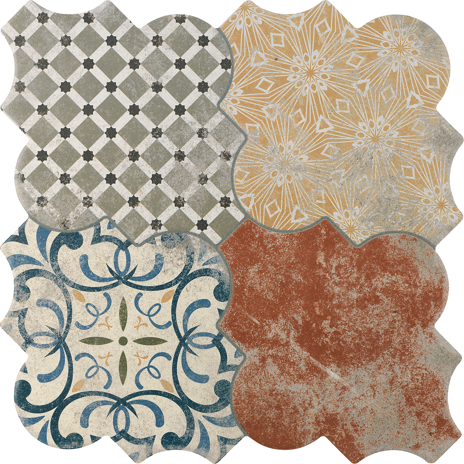 DLAŽBA REALONDA RIGA PATCHWORK 45X45 DLAŽBA REALONDA RIGA PATCHWORK 45X45
