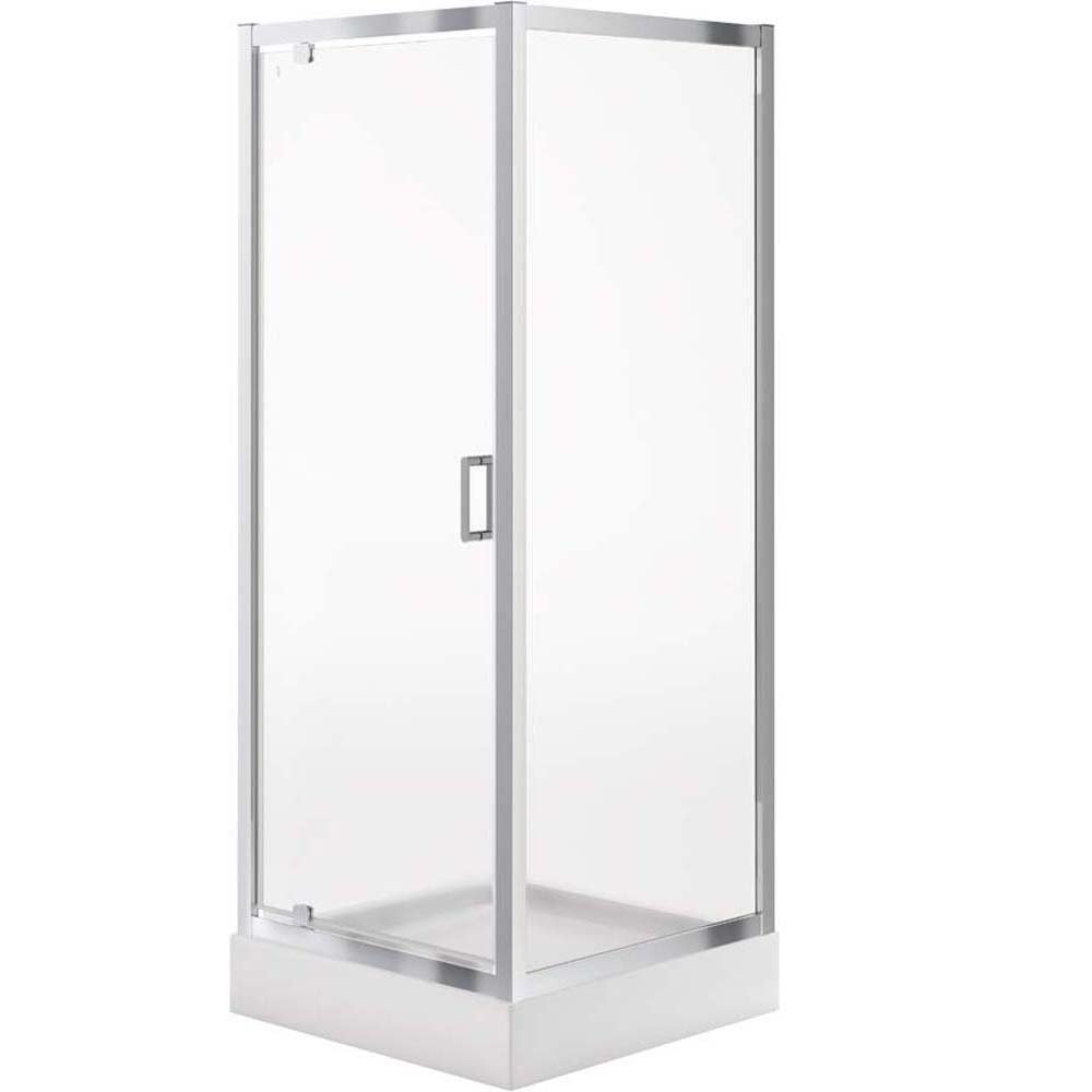 CERSANIT ARTECO štvorcový sprchový kút 80x190 so sprchovou vaničkou TAKO 80x16 S601-133