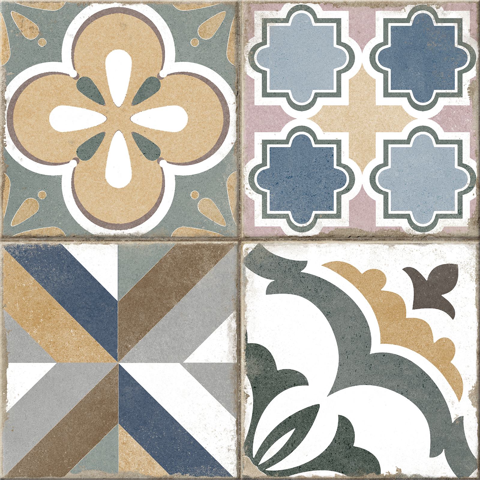 DLAŽBA SIDRO MULTICOLOUR MAT PATCHWORK 42X42