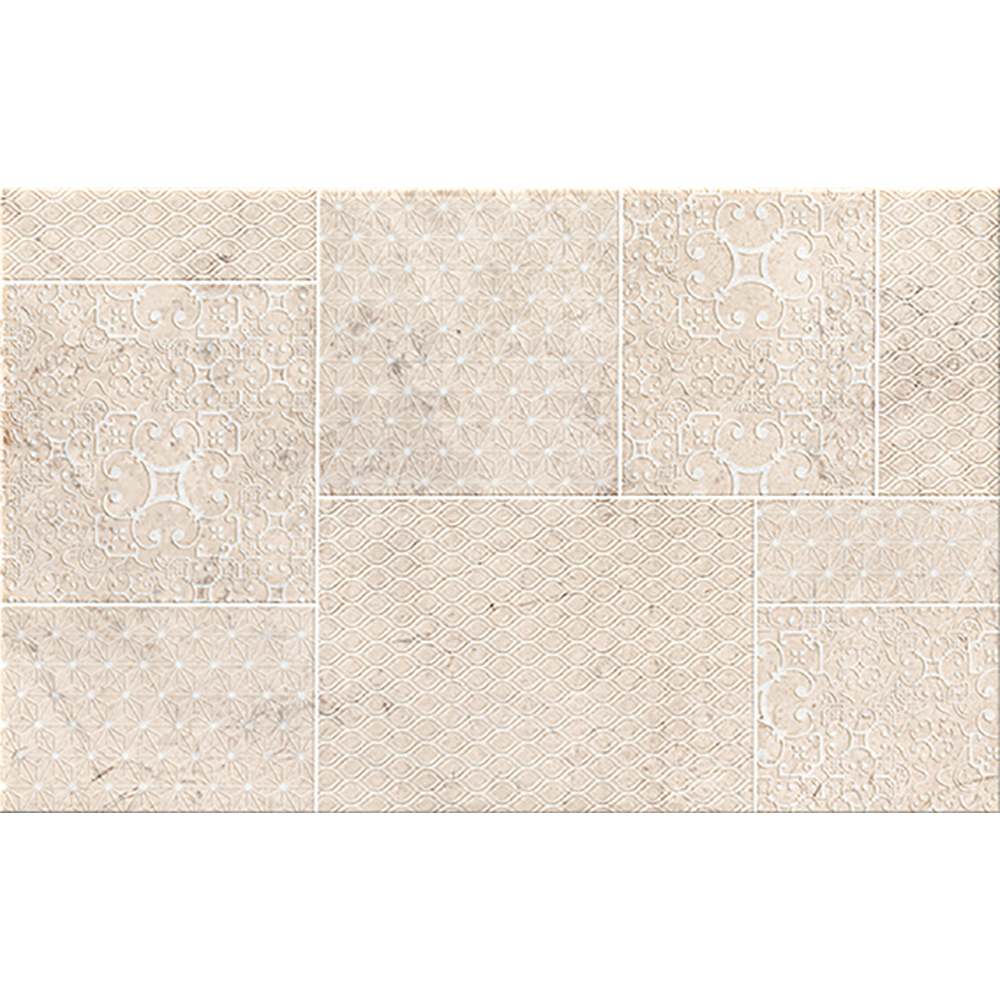 OBKLAD COMMO WHITE/GREYANGLE DECOR 25X40 OBKLAD COMMO WHITE/GREYANGLE DECOR 25X40