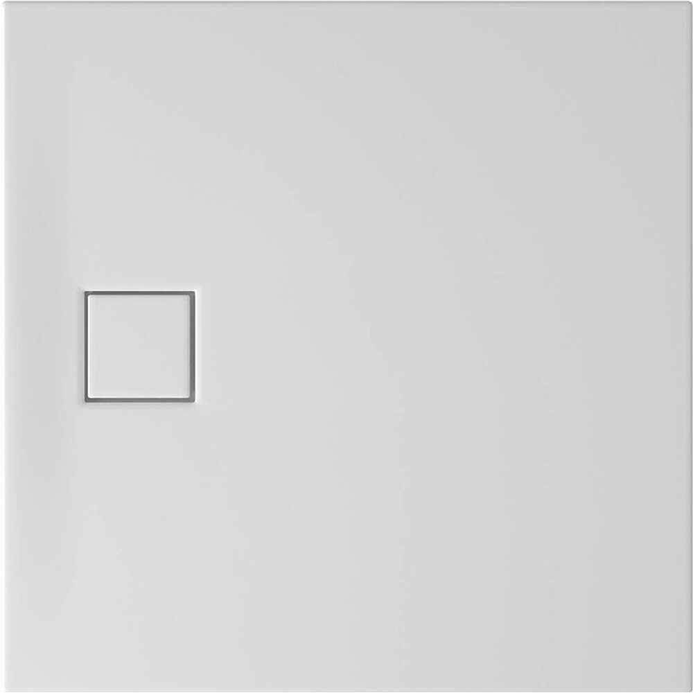 CERSANIT Štvorcová sprchová vanička SET B451 TAKO SLIM 90x4 biela matná + sifón (VIRT) S932-158