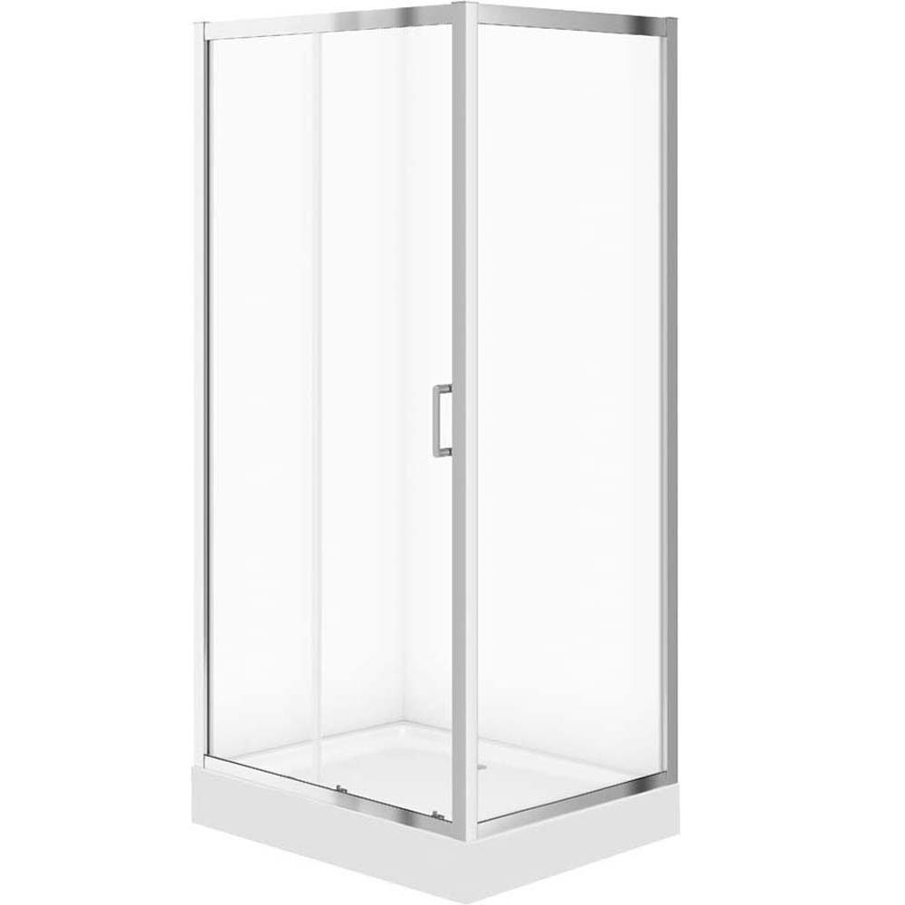 CERSANIT ARTECO obdĺžnikový sprchový kút 100x80 so sprchovou vaničkou TAKO 100x16 S601-357