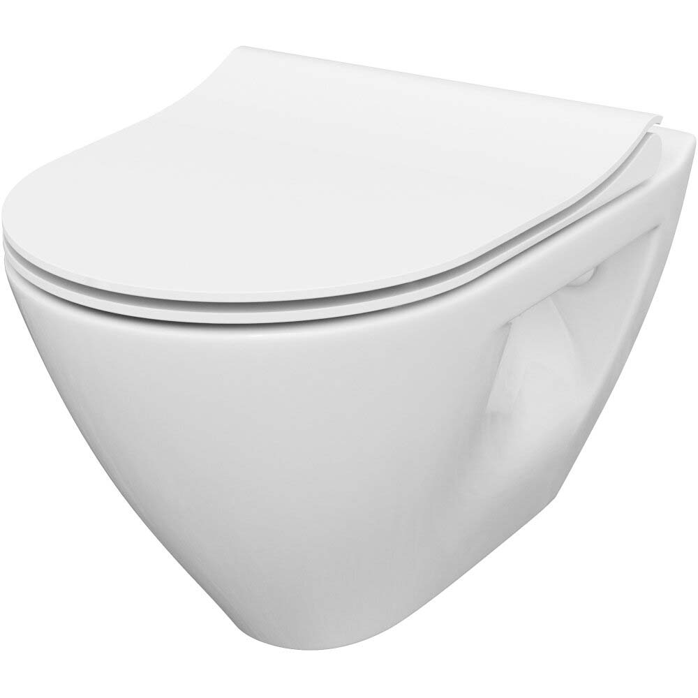 Závesná WC misa CERSANIT MILLE PLUS s doskou SLIM duroplast S701-454-ECO